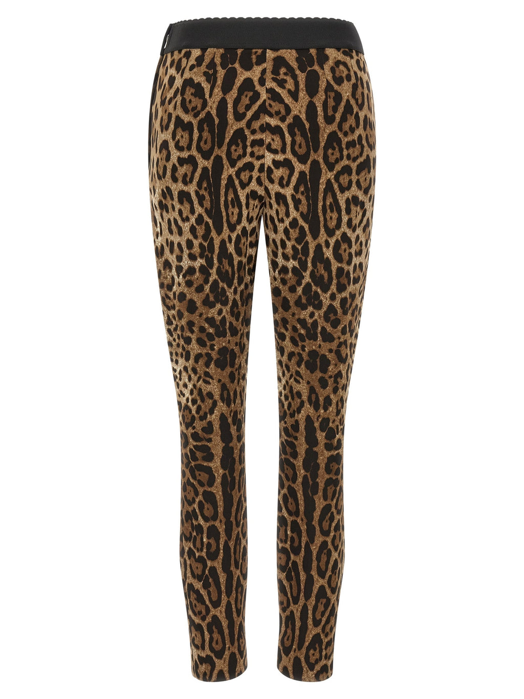 Dolce & Gabbana Brown Viscose Leggings