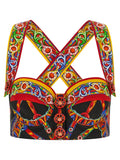 Dolce & Gabbana Multicolor Cotton Blouse