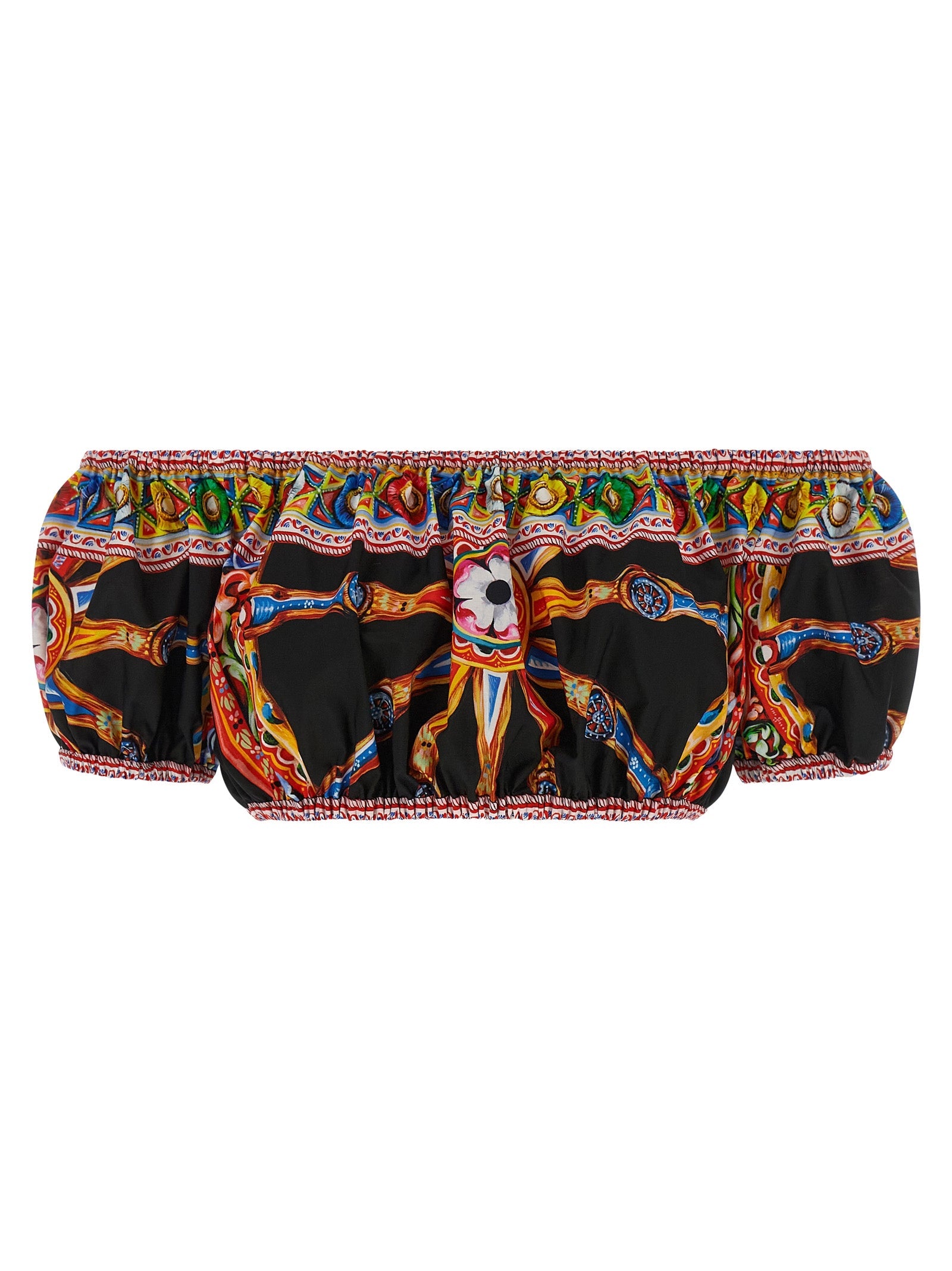 Dolce & Gabbana Multicolor Cotton Pattern Shirt