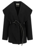Sportmax Black Wool Coat