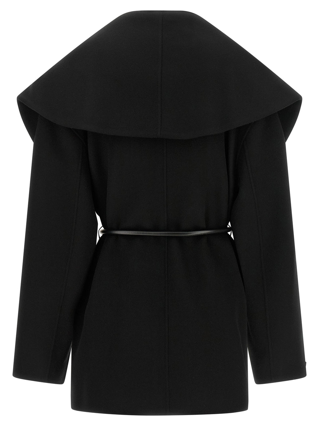 Sportmax Black Wool Coat