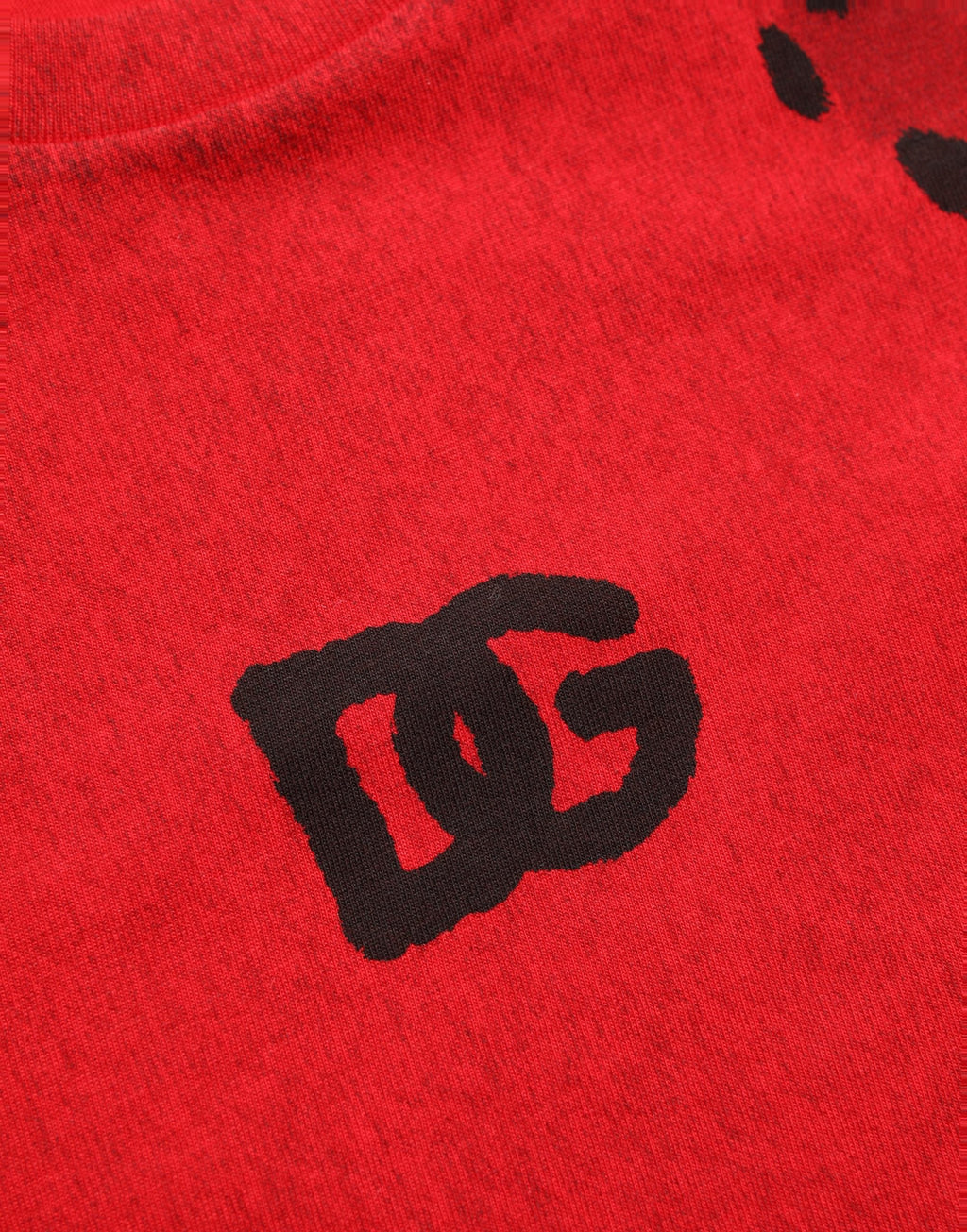 Dolce & Gabbana Red Leopard Print Short Sleeved Men T-shirt