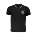 Cavalli Class Black Cotton Men's Polo Shirt