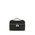 Tory Burch Black Calf Leather Bos Taurus Handbag