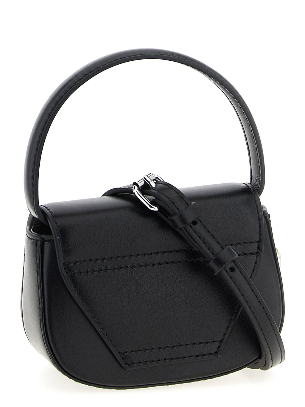 Diesel Black Cowhide Handbag