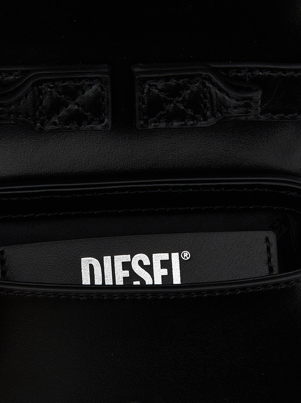 Diesel Black Cowhide Handbag