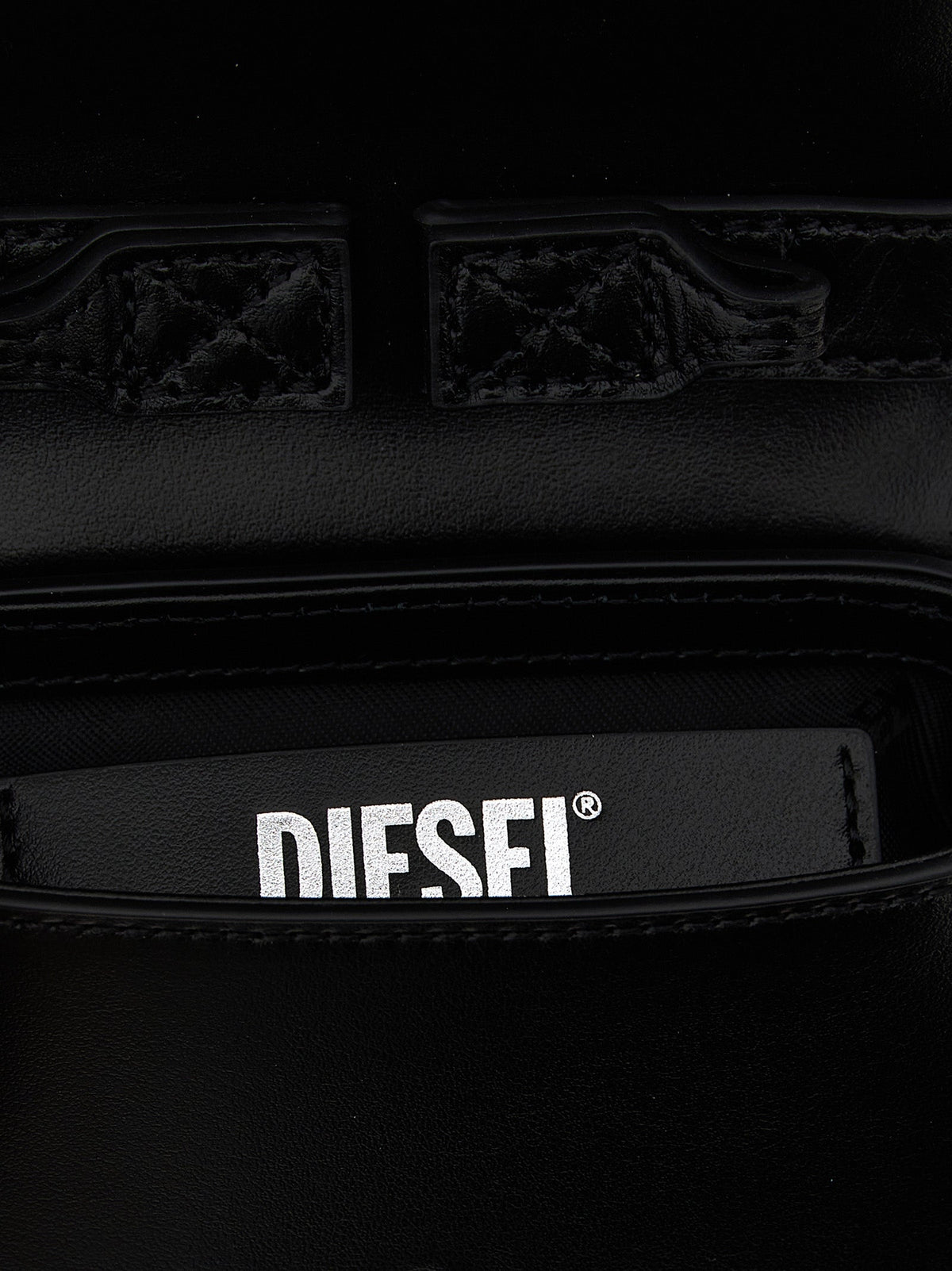 Diesel Black Cowhide Handbag