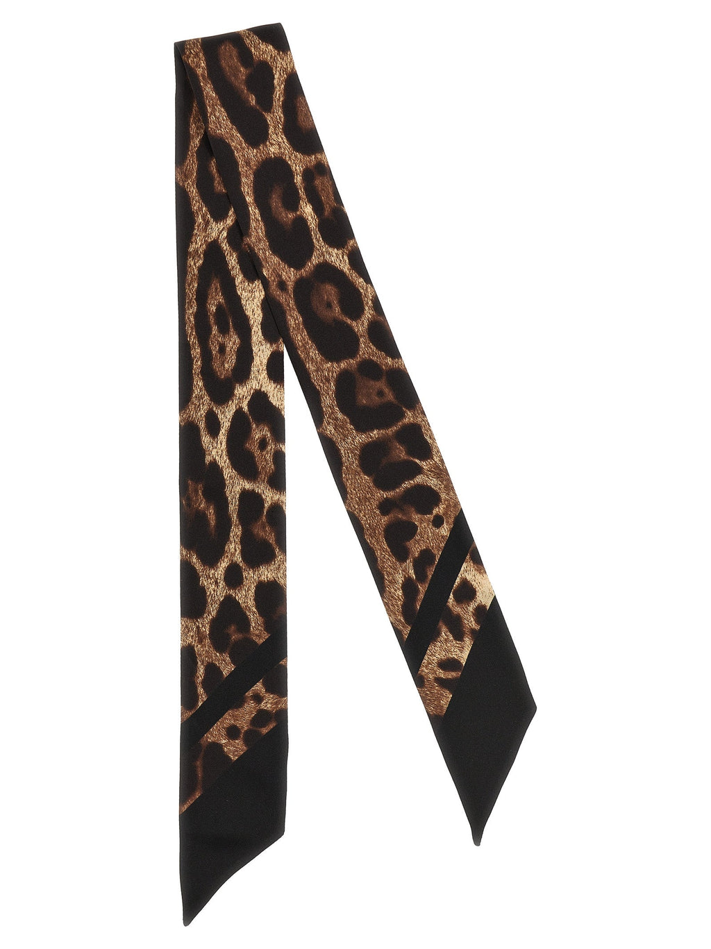 Dolce & Gabbana Brown Silk Foulard
