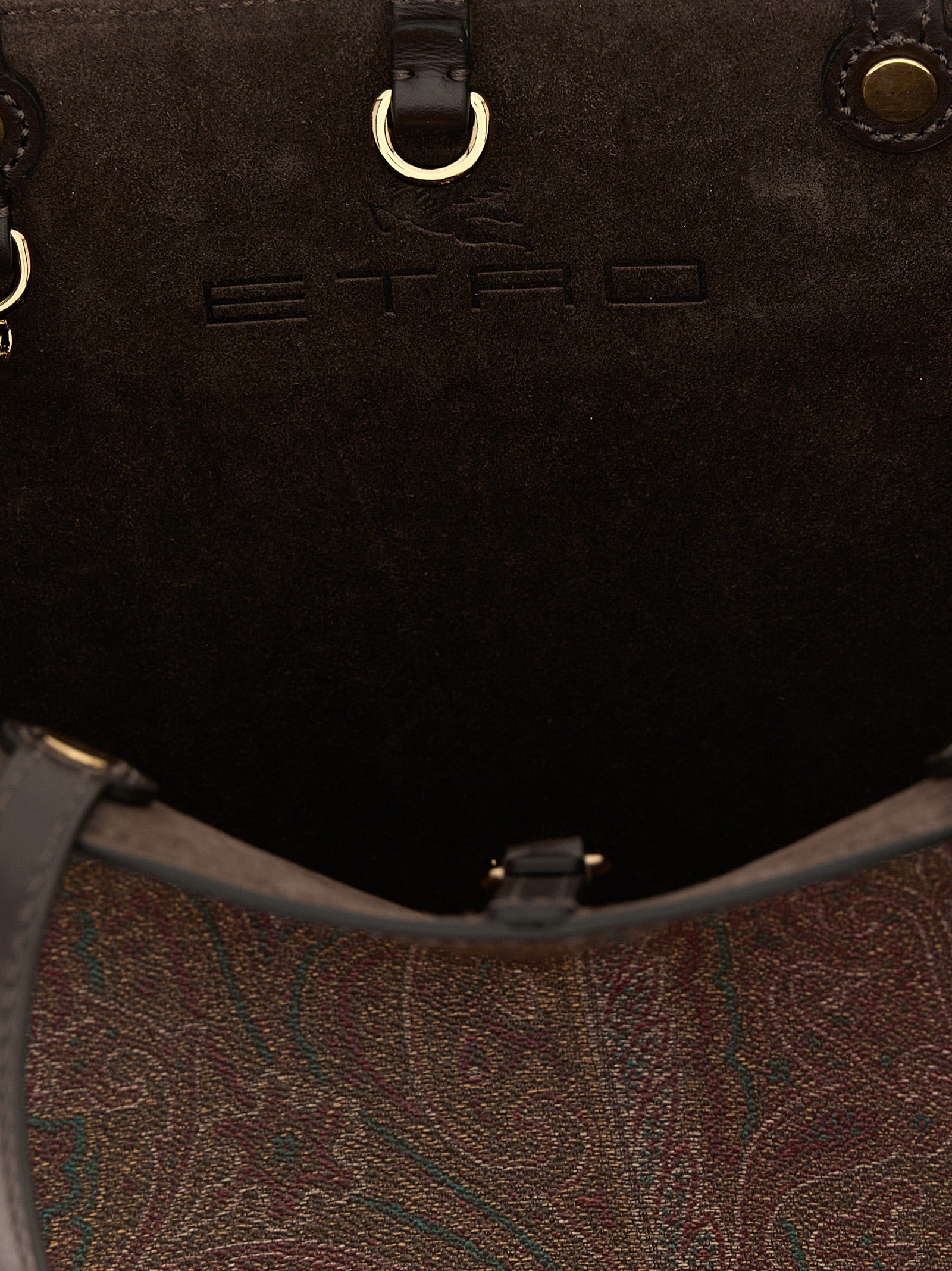 Etro Brown Cotton Tote Bag