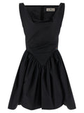 Vivienne Westwood Black Cotton Short Dress