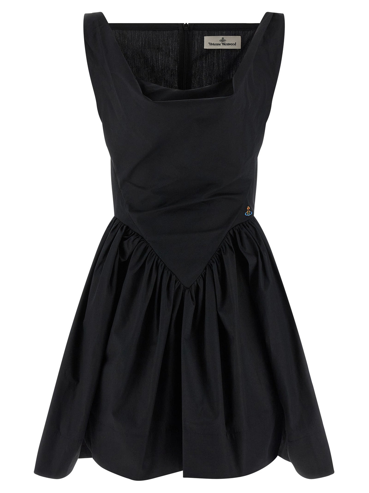 Vivienne Westwood Black Cotton Short Dress