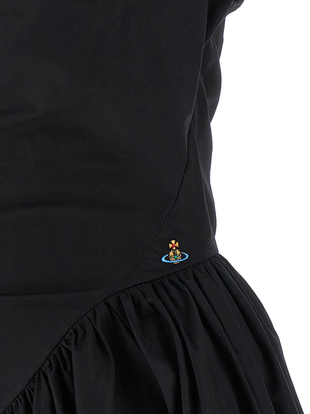 Vivienne Westwood Black Cotton Short Dress