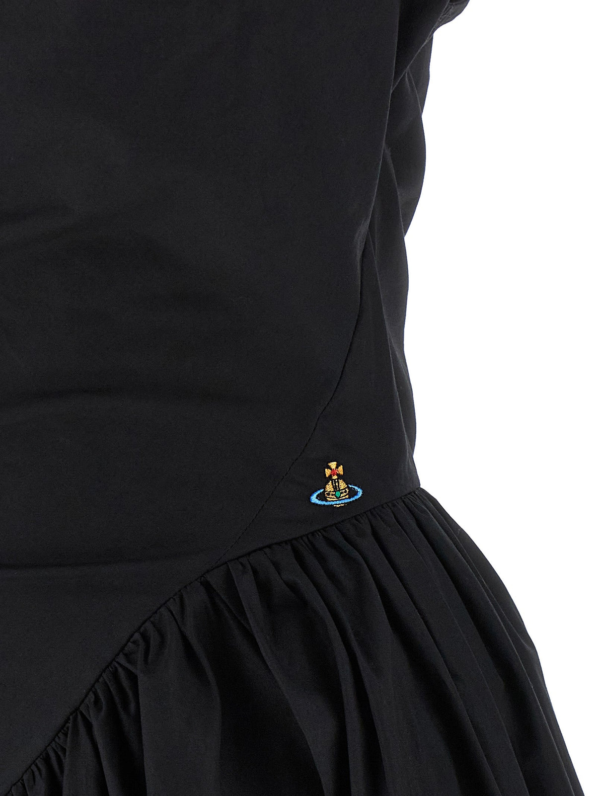 Vivienne Westwood Black Cotton Short Dress