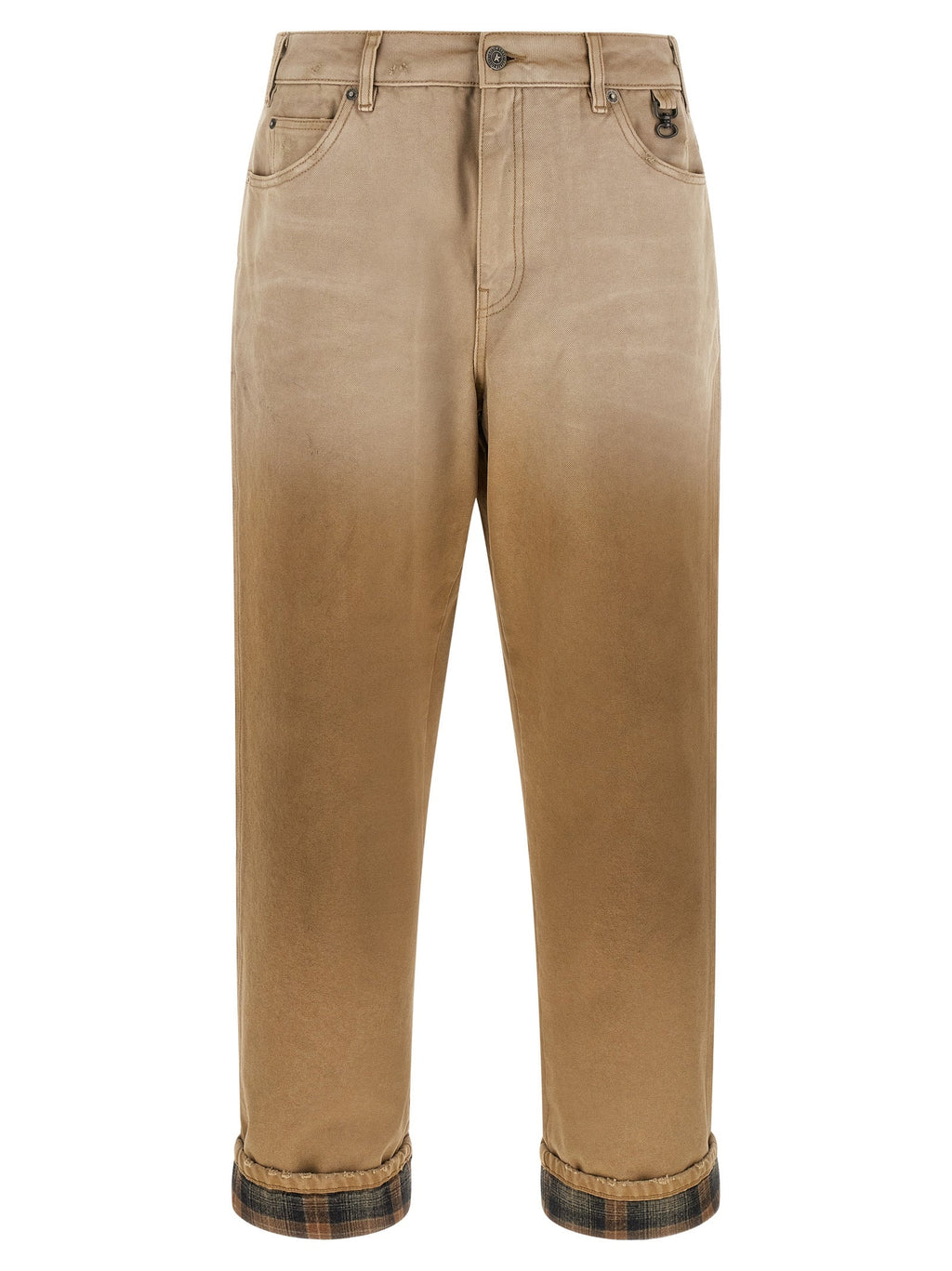 Golden Goose Beige Cotton Casual Pants