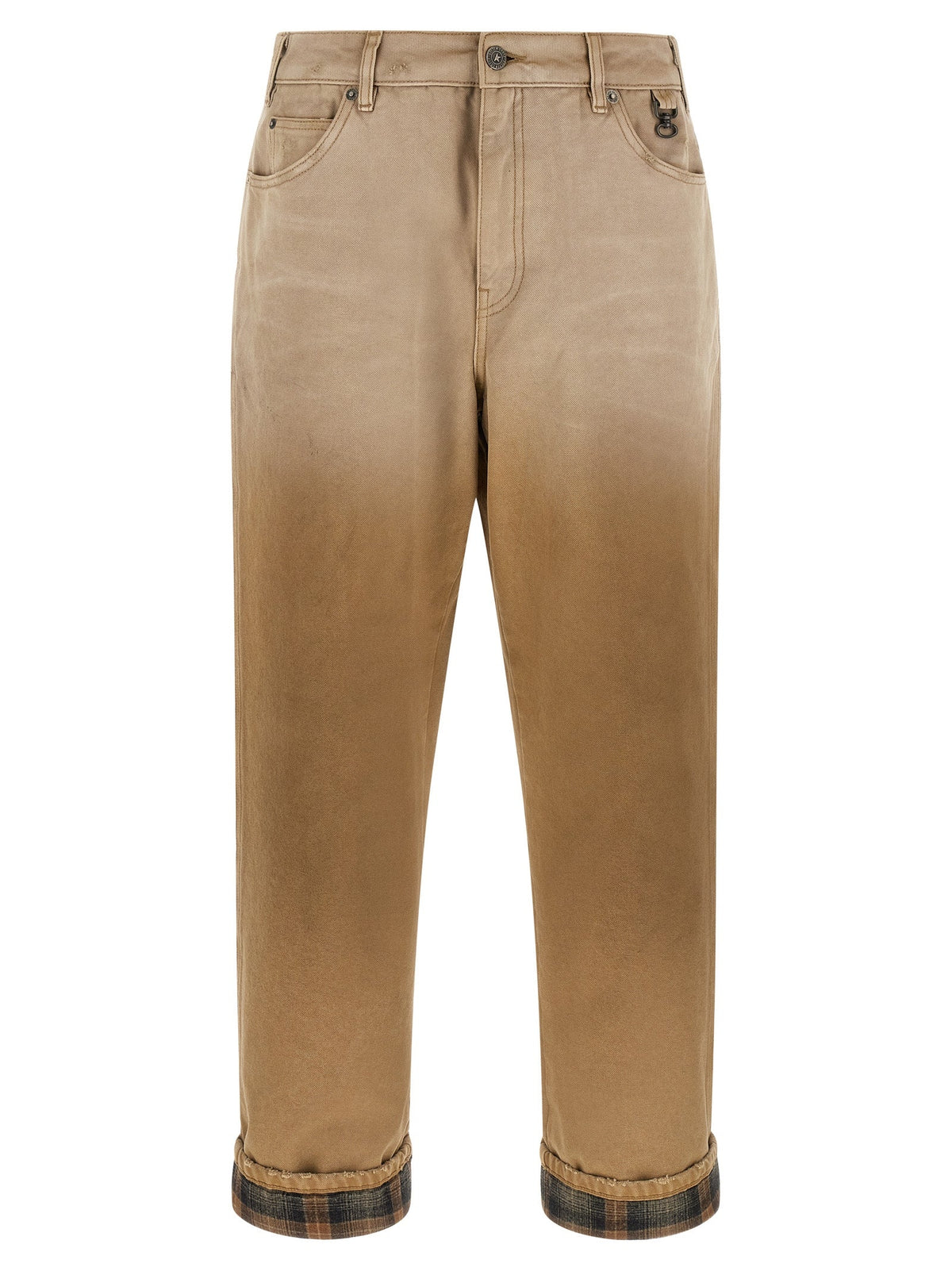 Golden Goose Beige Cotton Casual Pants