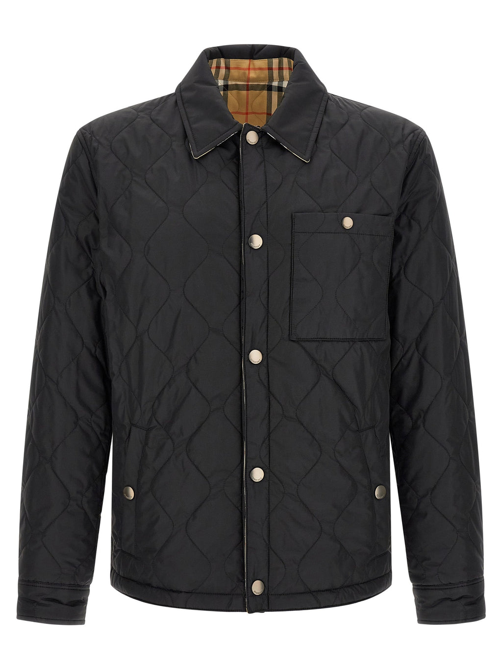 Burberry Black Polyamide Full-Length Jacket