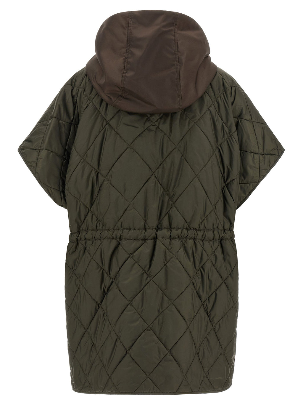 Max Mara Brown Polyamide Sleeveless Jacket