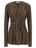 Max Mara Brown Lyocell Cardigan