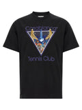 Casablanca Black Organic Cotton T-Shirt