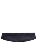 Dolce & Gabbana Dark Blue 100% Silk Belt Waist Cummerbund