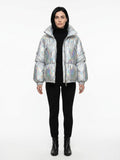 Dolce & Gabbana Silver Polyamide Shell Jacket