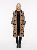 Dolce & Gabbana Multicolor Leather Coat
