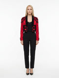 Dolce & Gabbana Bicolor Cotton Full-Length Jacket