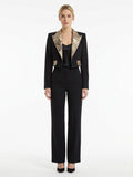 Dolce & Gabbana Black Elastane Jacket