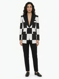 Dolce & Gabbana Black And White Acetate Jacket