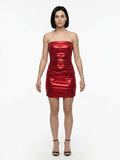 Dolce & Gabbana Red Cotton Cocktail Dress