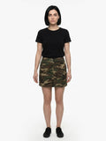 Dolce & Gabbana Army Cotton Mini Skirt