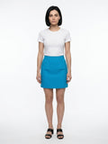 Dolce & Gabbana Blue Cotton Mini Skirt