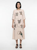 Dolce & Gabbana Cream Polyester Casual Dress
