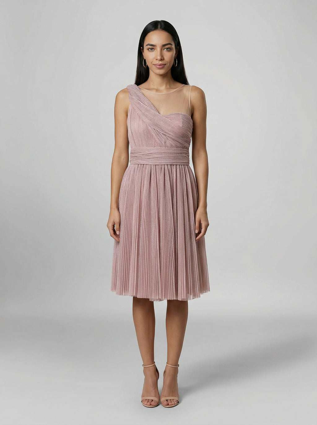 Dolce & Gabbana Pink Cotton Cocktail Dress