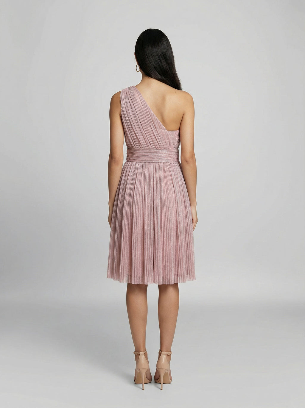 Dolce & Gabbana Pink Cotton Cocktail Dress