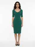 Dolce & Gabbana Green Acetate Casual Dress