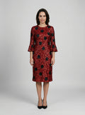Dolce & Gabbana Red Cotton Cocktail Dress