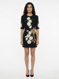 Dolce & Gabbana Black Wool Casual Dress