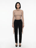 Dolce & Gabbana Beige Viscose Long Sleeve T-Shirt