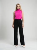Dolce & Gabbana Pink Virgin Wool Sleeveles T-Shirt