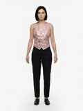 Dolce & Gabbana Pink Elastane Waistcoat
