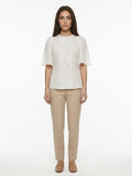Dolce & Gabbana White Silk T-Shirt