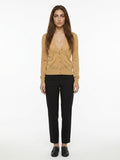 Dolce & Gabbana Yellow Cotton Cardigan