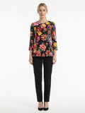 Dolce & Gabbana Multicolor Elastane Long Sleeve T-Shirt