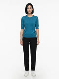 Dolce & Gabbana Blue Silk Sweatshirt