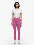 Dolce & Gabbana Pink Cotton Skinny Pants