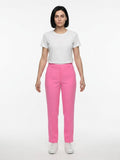 Dolce & Gabbana Pink Elastane Casual Pants