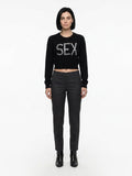 Dolce & Gabbana Black Cashmere Sweatshirt