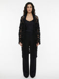 Dolce & Gabbana Black Virgin Wool Cardigan