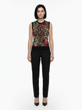 Dolce & Gabbana Brown Silk Tank Tops